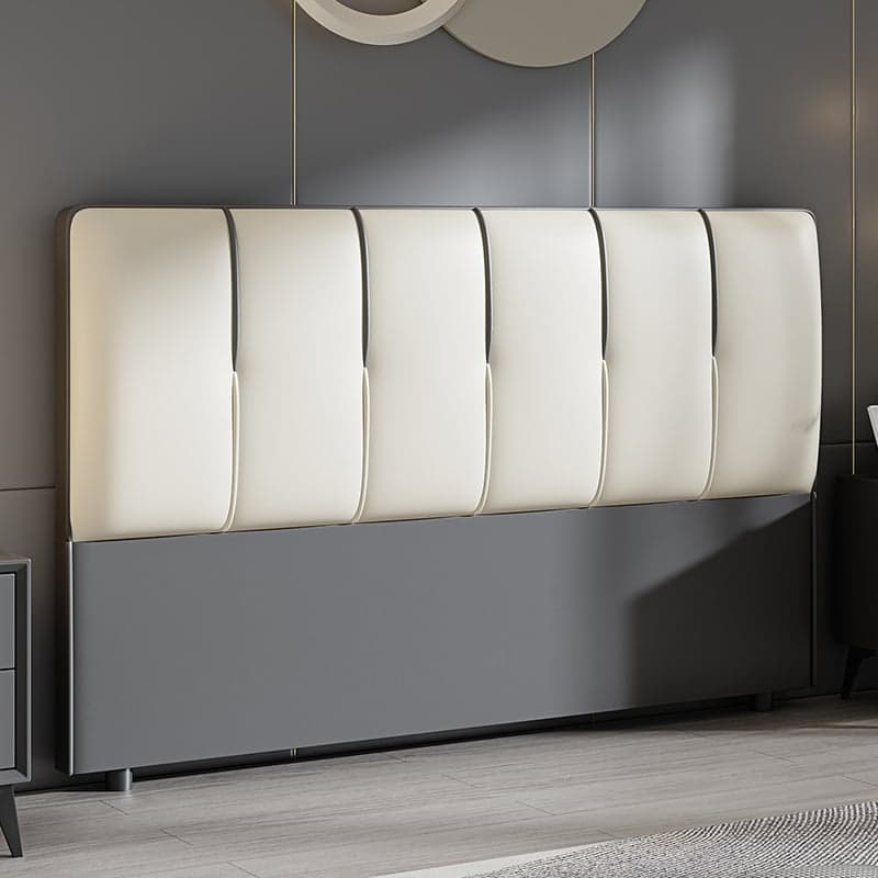 Modish Panel Headboard in Pine Wood with No Distressing, Rectangle Shape for Queen/Full/Twin XL Bed, Featuring Sponge Upholstery and Standard Height thumbnail 6