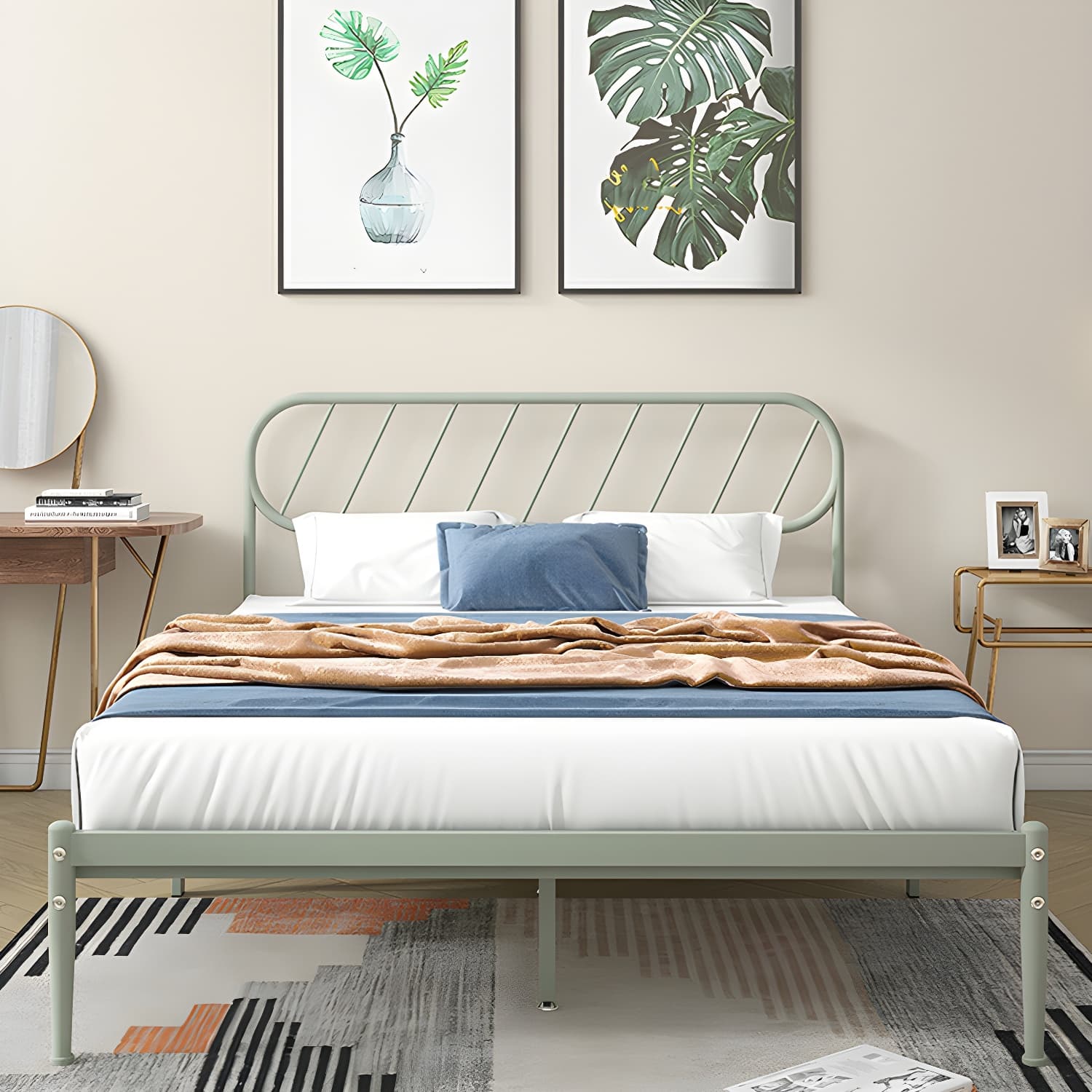 Modern Simple Style Open-Frame Panel with Metal Frame and Leg thumbnail 9