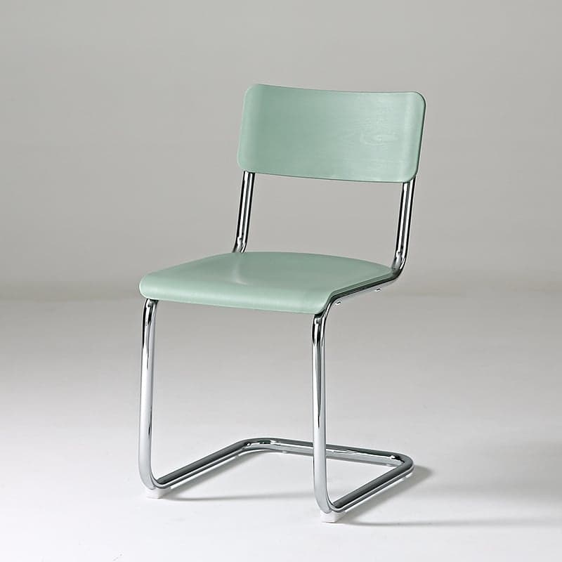 Modern Simple Style Ventilated Back Armless Chair with Metallic Alloy Legs thumbnail 3