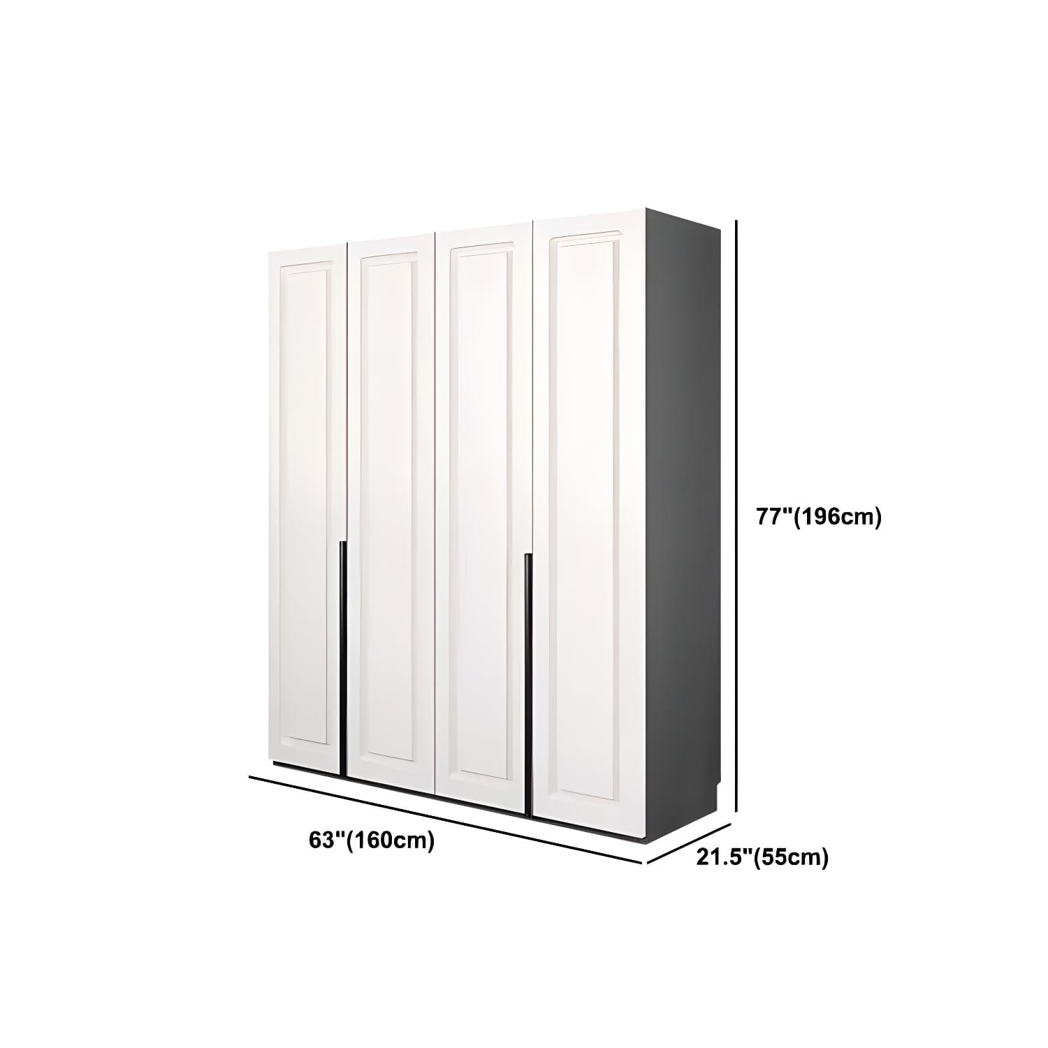 Modern Style Wooden Wardrobe Soft Close Door Wardrobe Closet with Drawer thumbnail 19