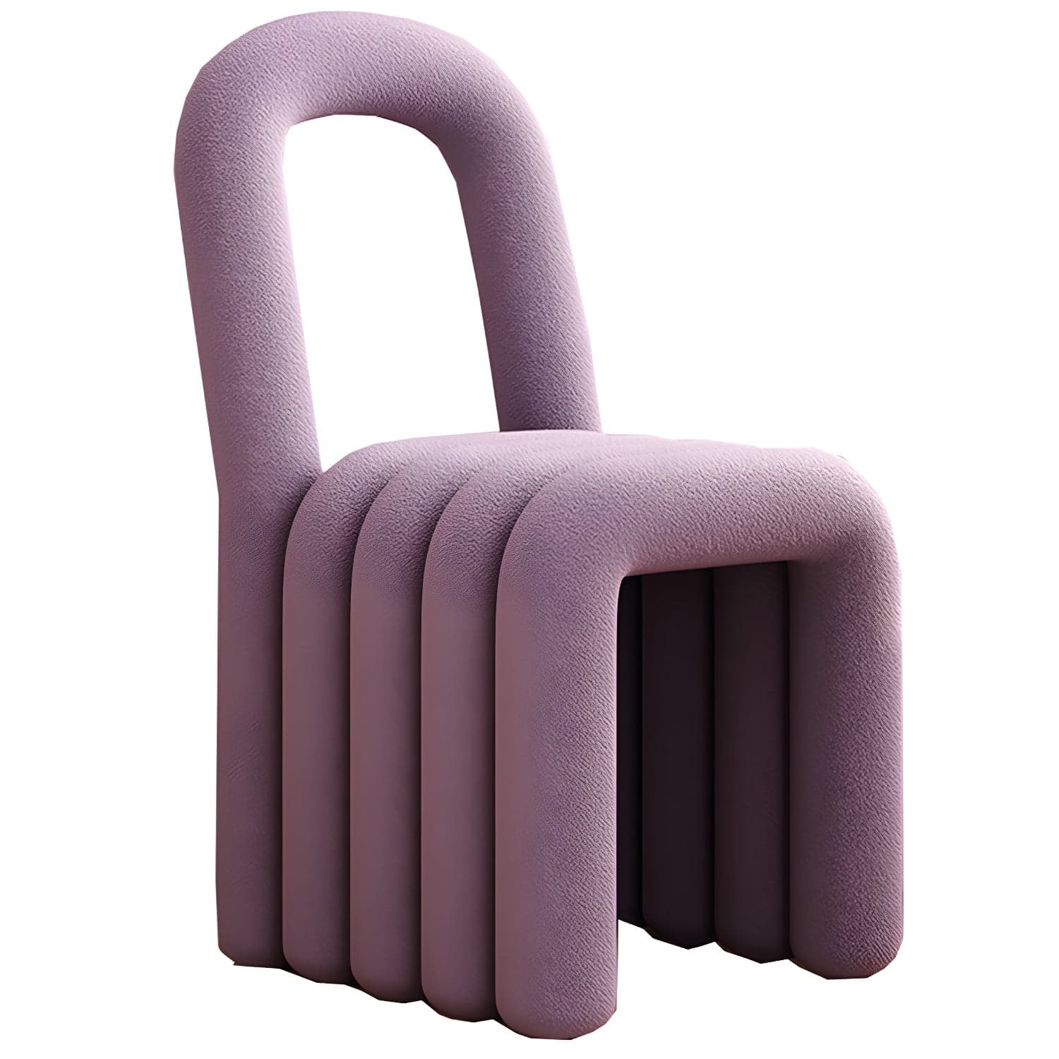 Velvet Designer Style Living Room Side Chair Open Back Dining Side Chair thumbnail 7
