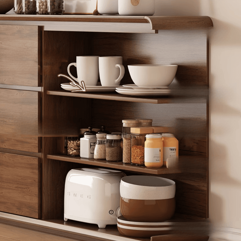 Casual Cocoa Standard/Narrow Sideboard with 3 Drawers/3 Shelves/2 Doors/3 Doors thumbnail 8