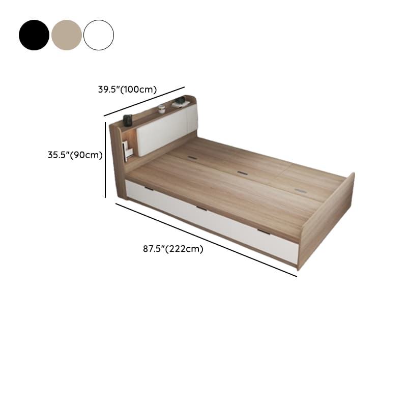 Storage Included with 3 Storage Boxes, Reclaimed Wood Frame, and Storage Drawer thumbnail 11