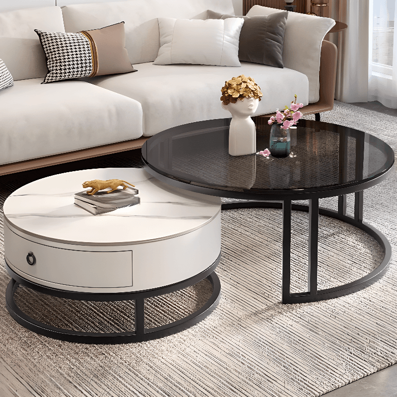 Nested Orbicular Framework Accent Table for Foyer Use thumbnail 13