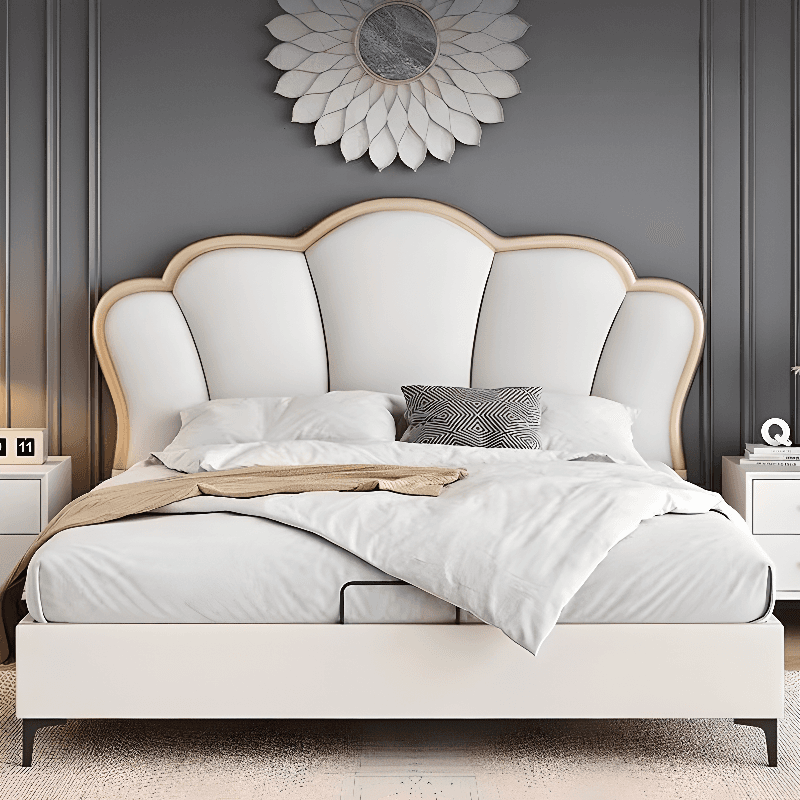 Contemporary Free-standing Standard Full(54"W x 75"L)/Twin(38"W x 75"L) Portman Panel No Distressing With Legs in Wood thumbnail 11
