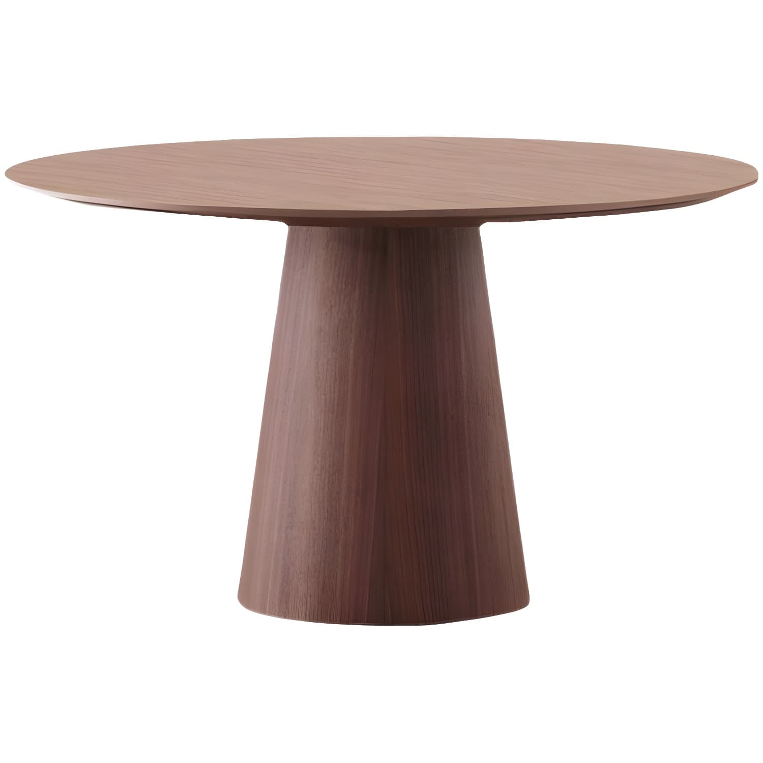 Contemporary Round Dinette Table Solid Wood Pedestal Dining Table thumbnail 2