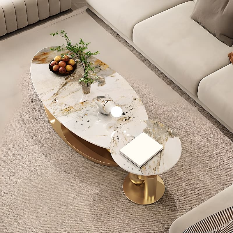 Nested Oblong Coffee Table Ideal for Small Spaces thumbnail 6