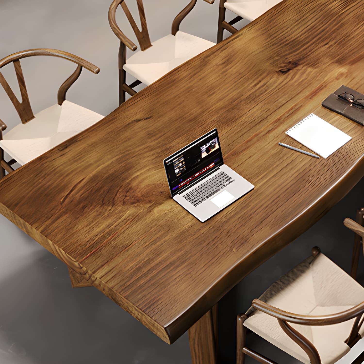 Modern Dining Room Set 1/4/9 Pcs Solid Wood Dining Set with Rectangle Table thumbnail 7