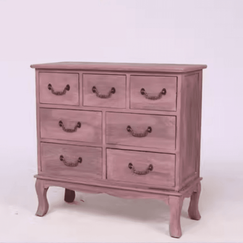 French Wood Vertical Console Dresser with 9 Drawers/7 Drawers/10 Drawers thumbnail 21