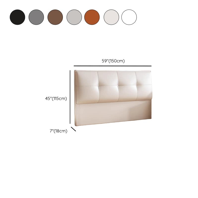 Trendy Panel Headboard with No Distressing, Piled Tufted Rectangle Design for King/Queen/Full Bed, Featuring Sponge Upholstery and Standard Height thumbnail 11