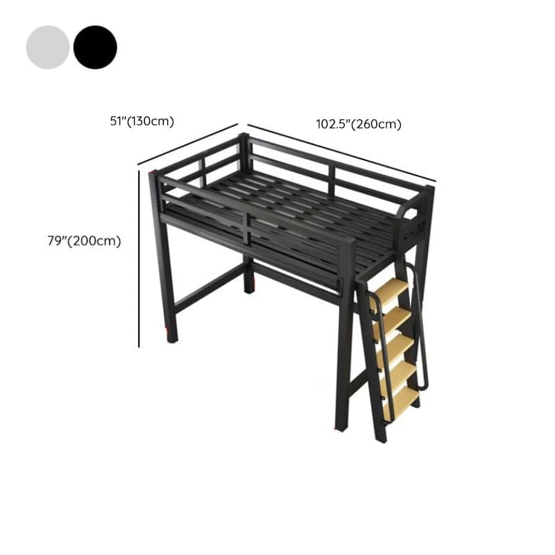 Art Deco High Bed Frame/Bunk Bed with Stair thumbnail 14
