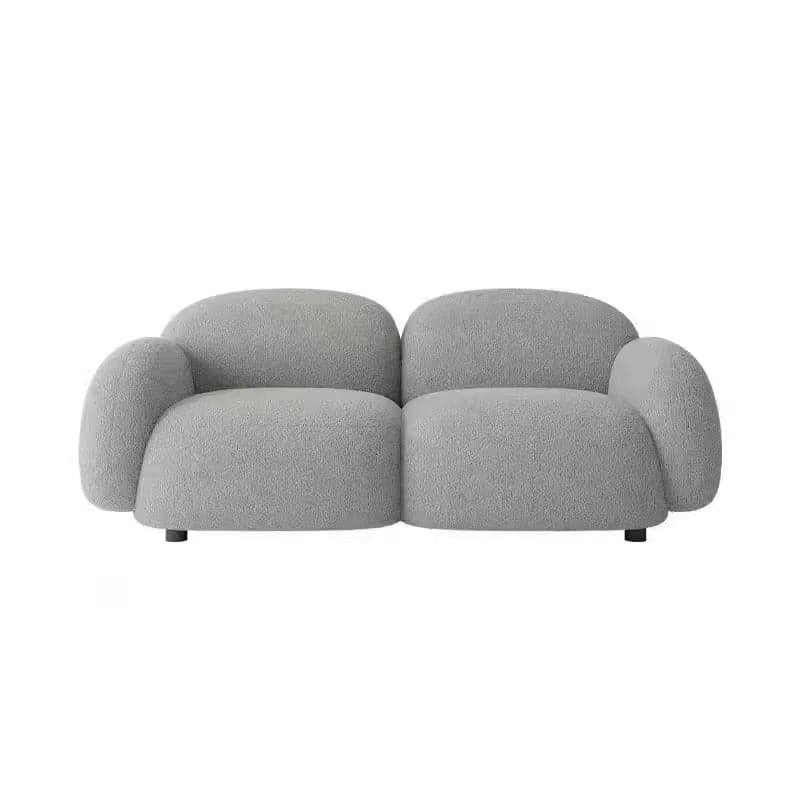 Grey/Green/Coffee Upholstered Cushioned Loveseat with Armrest Living Room thumbnail 5