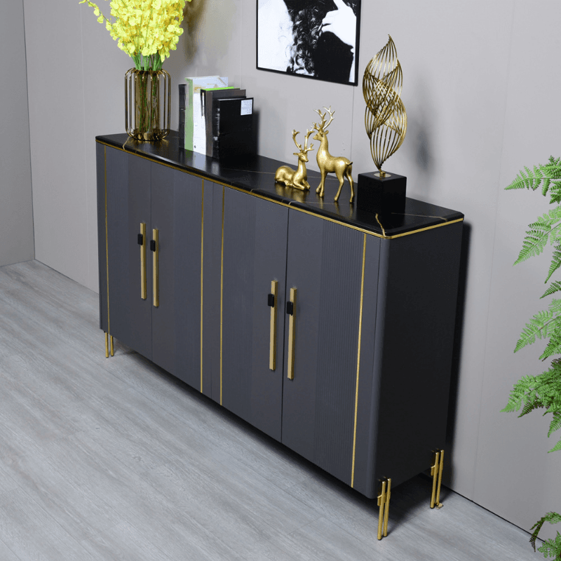 Luxurious Unattached Accent Cabinet with Moisture-proof Reclaimed Wood thumbnail 6