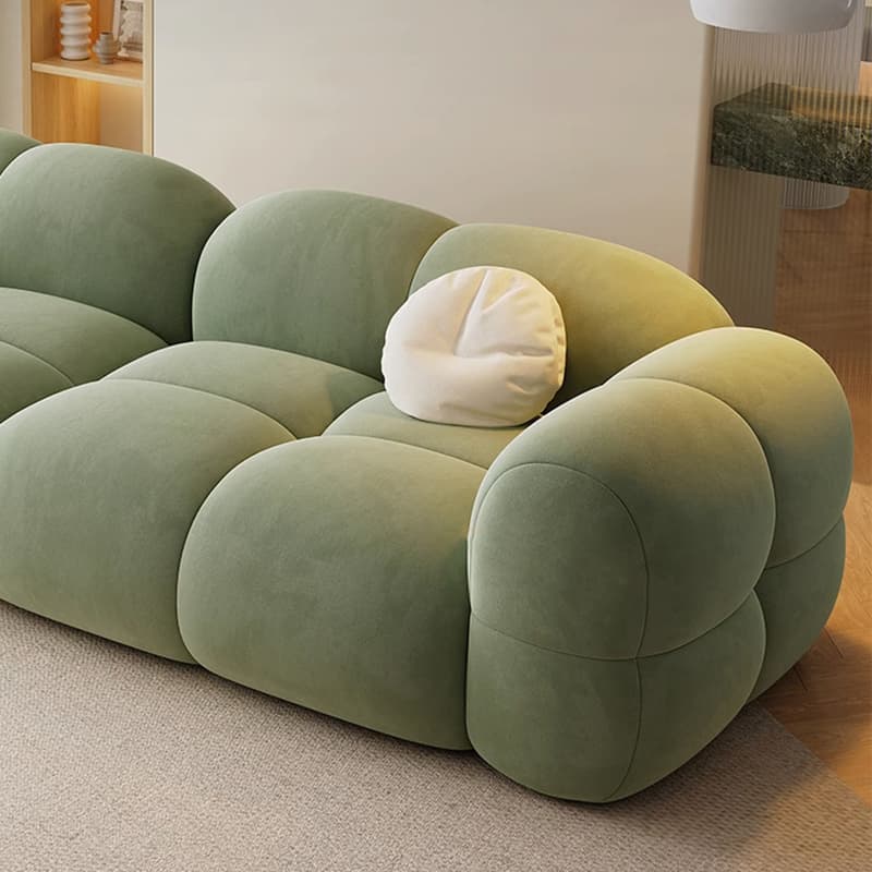 Anti Cat Scratch Velvet Modern Sofa with Stain Resistant Feature thumbnail 10