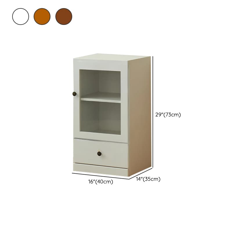 Modish Timber Console Dresser with 3/4/5 Drawers, Hutch Cabinets, and 2 Interior Shelves in Vertical Orientation thumbnail 12