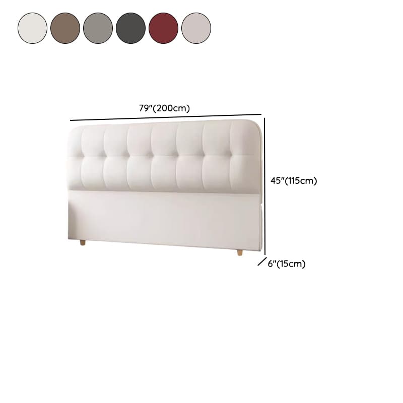 Trendy Panel Headboard with No Distressing, Piled Tufted Rectangle Design for King/Queen/Full Bed, Featuring Sponge Upholstery and Standard Height thumbnail 12