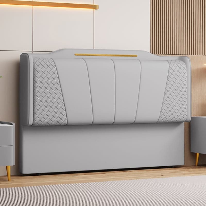 Casual Camelback Wood Panel With Legs & Sponge Cushion for Queen(60"W x 80"L)/Full(54"W x 75"L)/Twin(38"W x 75"L) Bed, Standard（36-55“） thumbnail 4