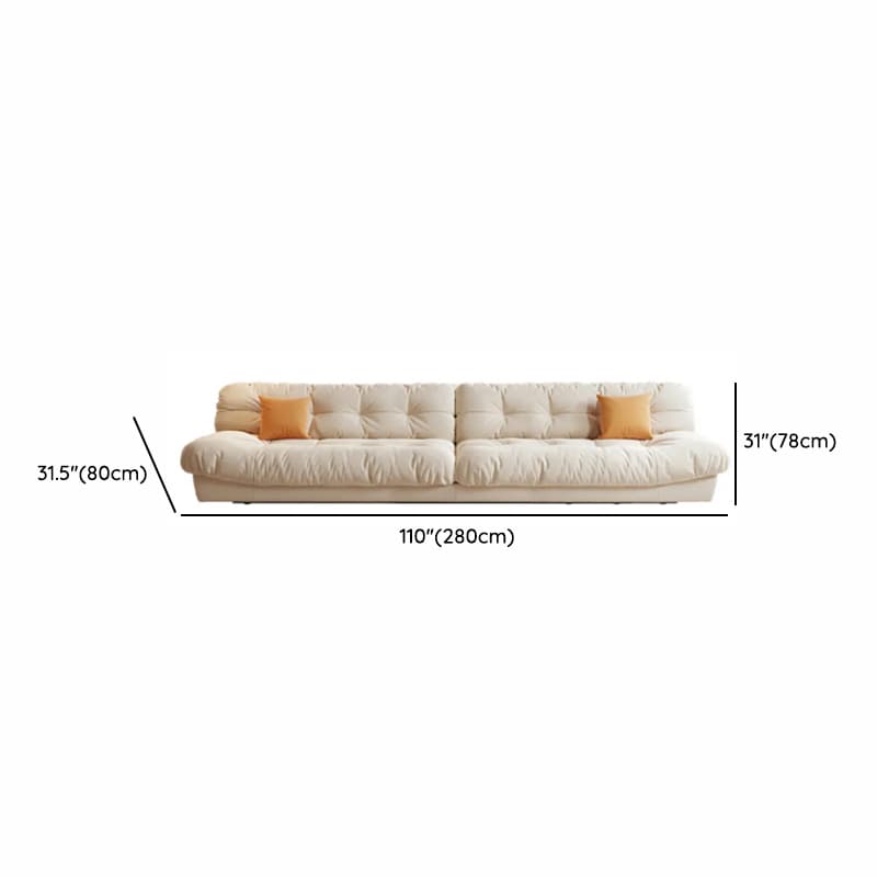 L-Shape/Straight Sofa/Corner Sectional, Left/Horizontal Orientation with Button-tufted Detail thumbnail 9