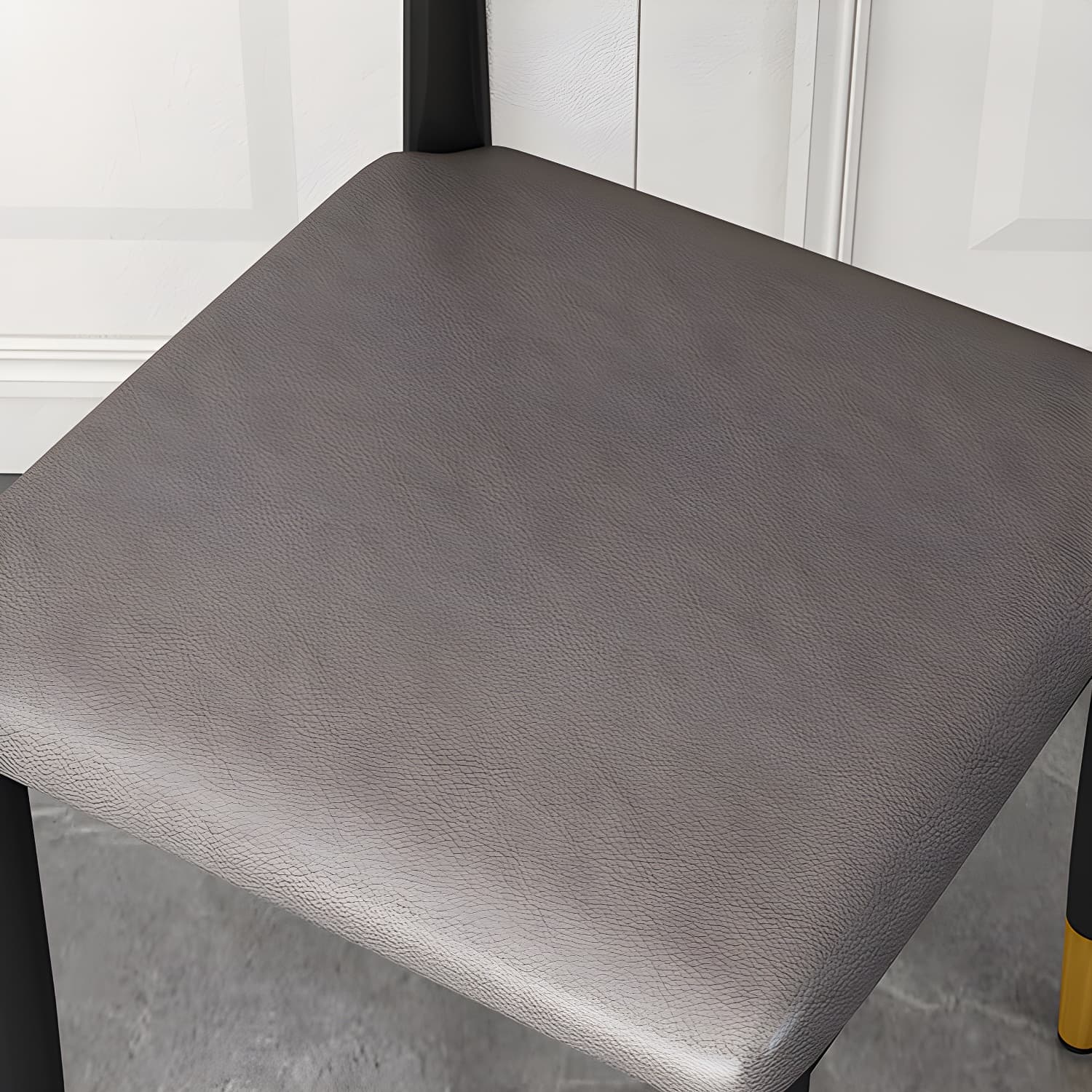 Indoor Open Back Dining Chair Industrial Upholstered Armless Chair thumbnail 26
