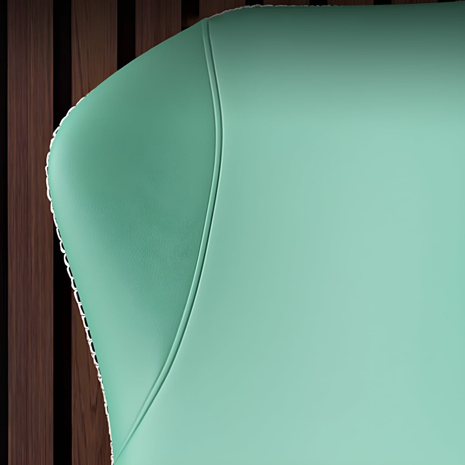 Modern Leather Home Side Chair Wingback Matte Finish Dining Chair thumbnail 12