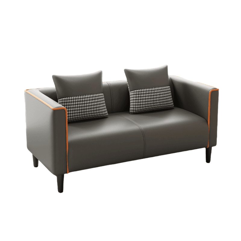 Versatile Standard Sofa/Loveseat/Single Sofa in Synthetic Leather with Dark Blue/Sage/Amber Color and Arm thumbnail 10