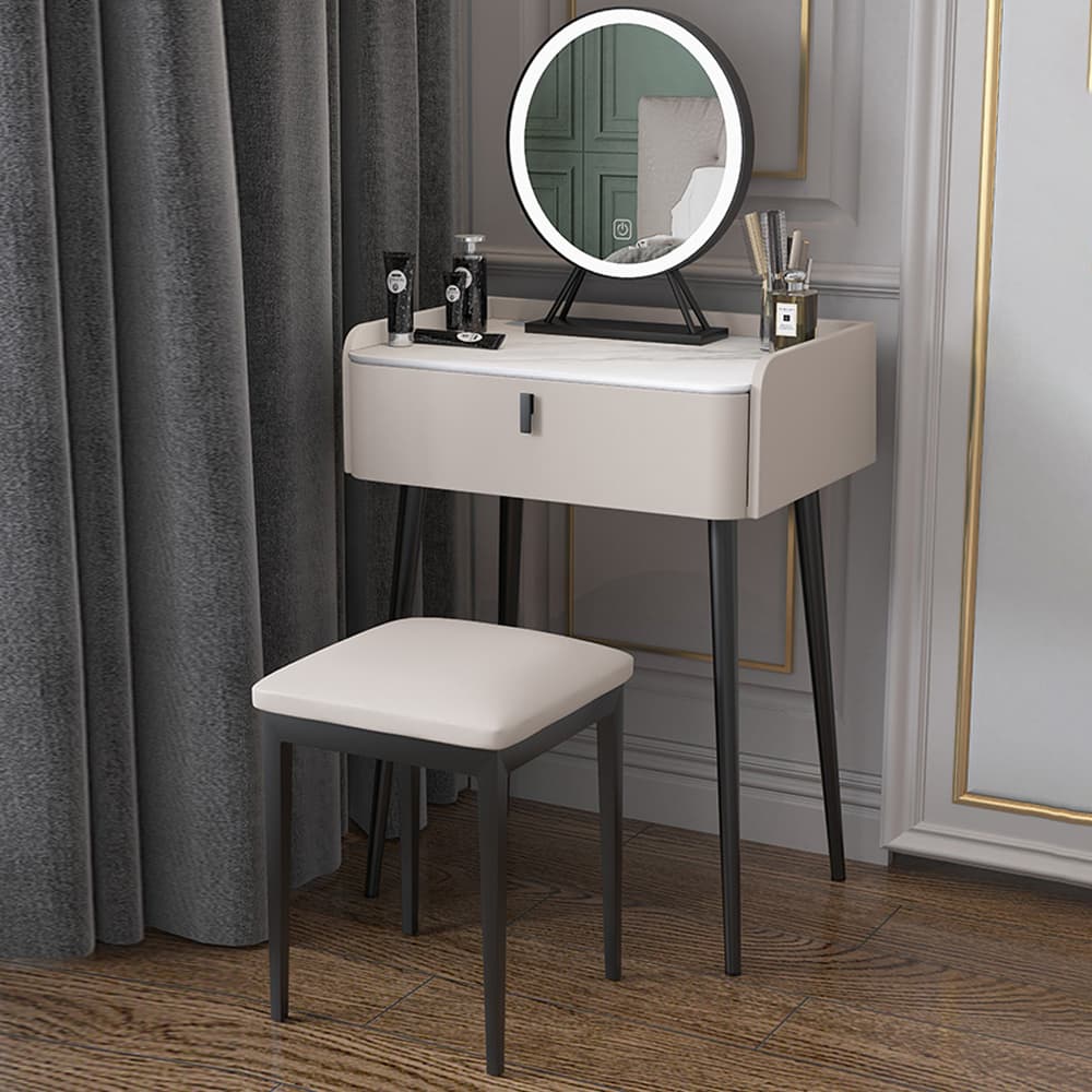 15" Wide Contemporary Make-up Vanity Mirror Dressing Table with Drawer thumbnail 10