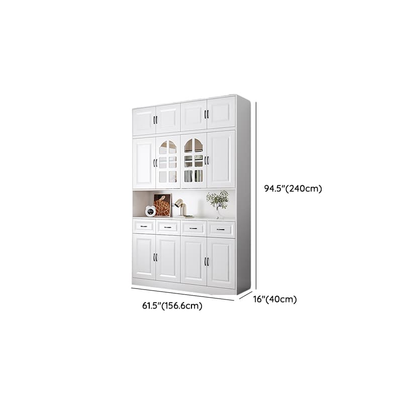 Wood Contemporary Storage Cabinet Buffet Sideboard with Drawers for Home Use thumbnail 22