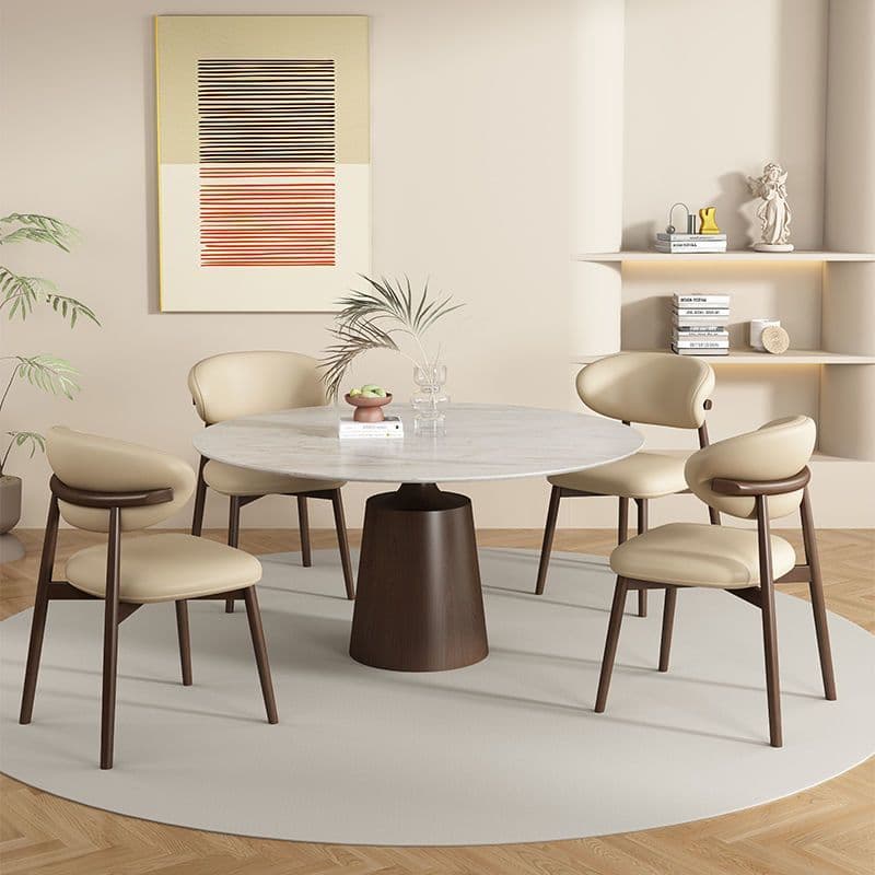Dining Room Sturdy Outlined Side Chair for Comfortable Seating thumbnail 8