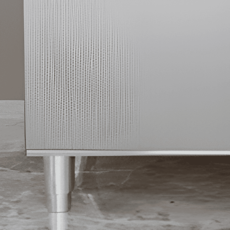 2 Shelves & 4 Doors/3 Doors/2 Doors Silver Metal Standard/Narrow Sideboard with Larder & Hutch thumbnail 5