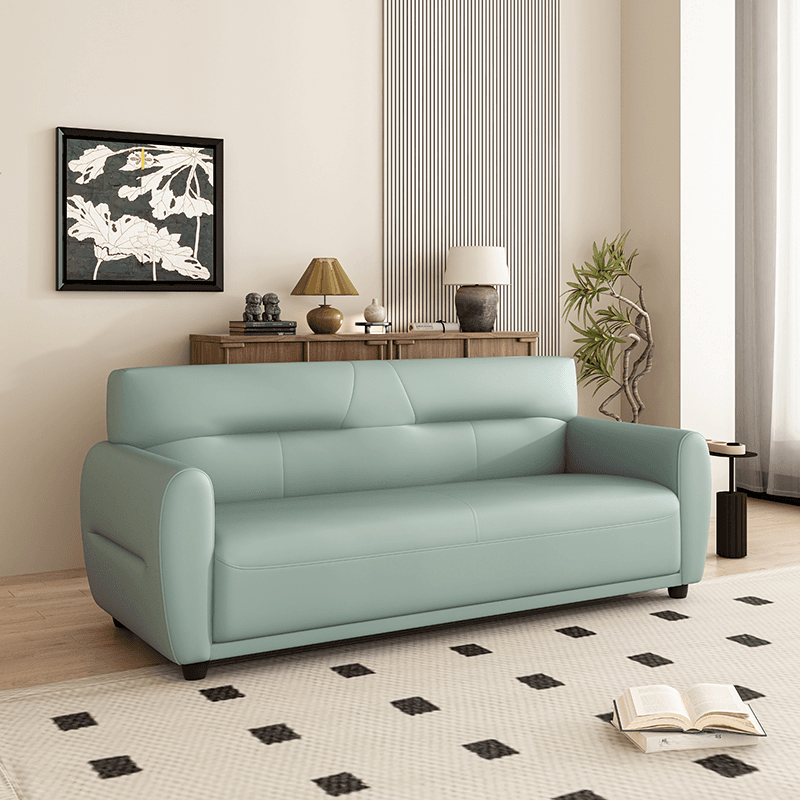 Dark Gray/Sage/Off-White Standard Sofa with Armrest for Drawing Room thumbnail 6