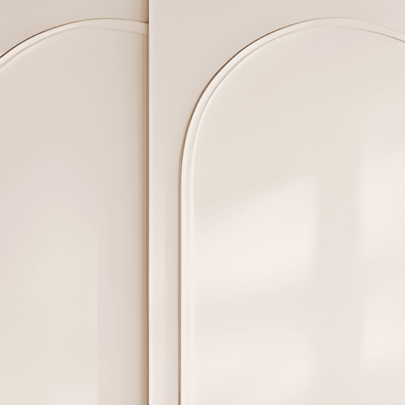 Casual White Wooden Wardrobe with 5 Drawers/4 Drawers/2 Drawers, Interior Shelves & Hanging Rod thumbnail 5