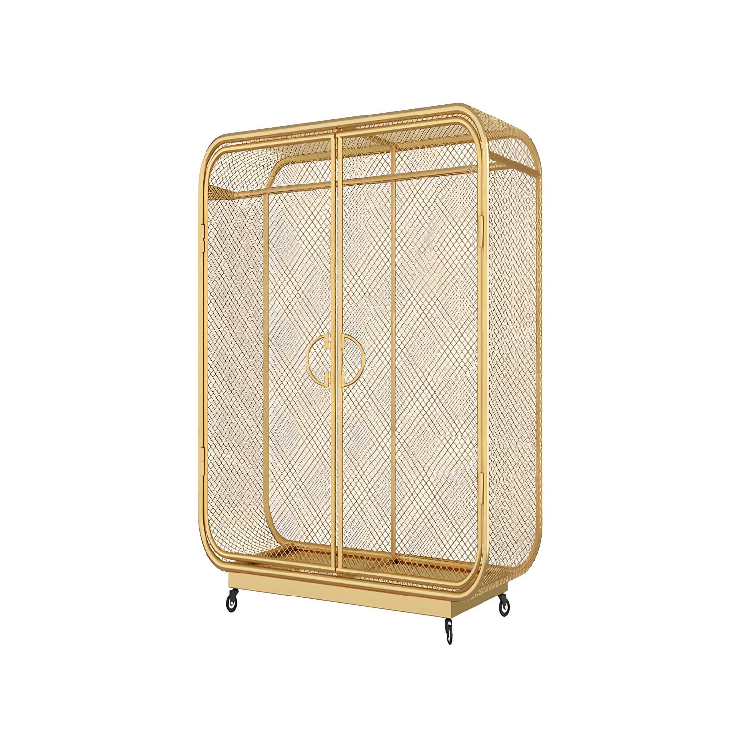 Contemporary Wardrobe Closet Metal Wardrobe Cabinet for Bedroom thumbnail 13