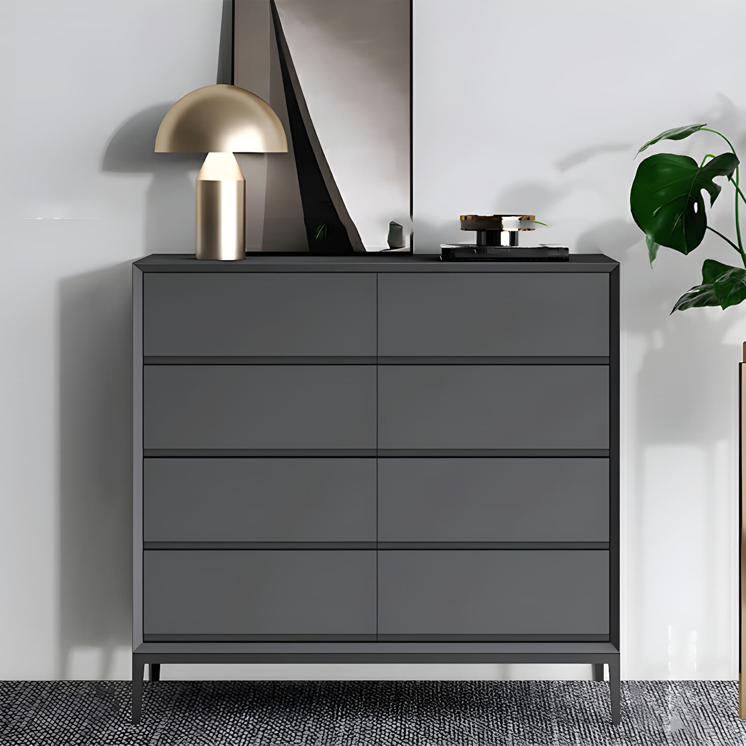 Minimalist Wood Double Dresser for Neat and Stylish Organizing