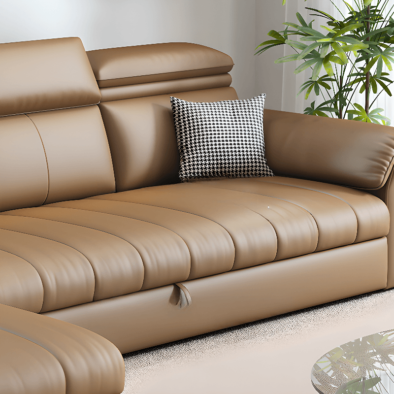 Coffee L-Shape/Straight Right Hand Facing/Horizontal Sofa Chaise/Convertible Sofa with Under-seat-storage for Seats 5/Seats 2/for 6 thumbnail 6