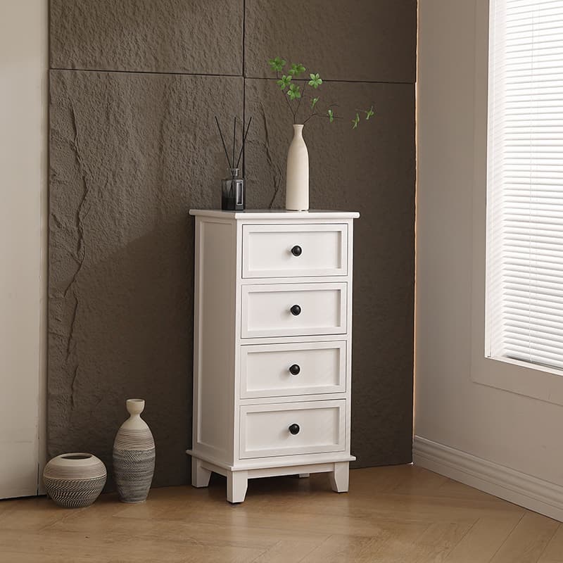 Trendy Cocoa/White/Lemon Color Lumber Rectangle Decorative Cabinet with 6 Drawers/5 Drawers/4 Drawers thumbnail 4