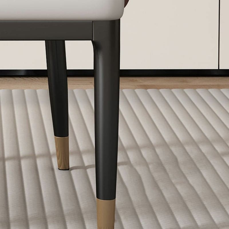 Stylish Modern Sloped Arm Chair for Kitchen & Dining with Low Back and Arms thumbnail 12