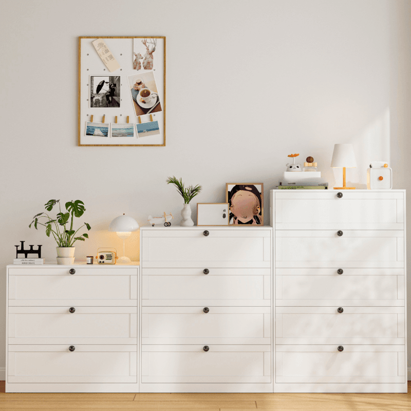 Simple Steel Bachelor Chest with 3/5/4 Drawers in Vertical/Horizontal Orientation thumbnail 3