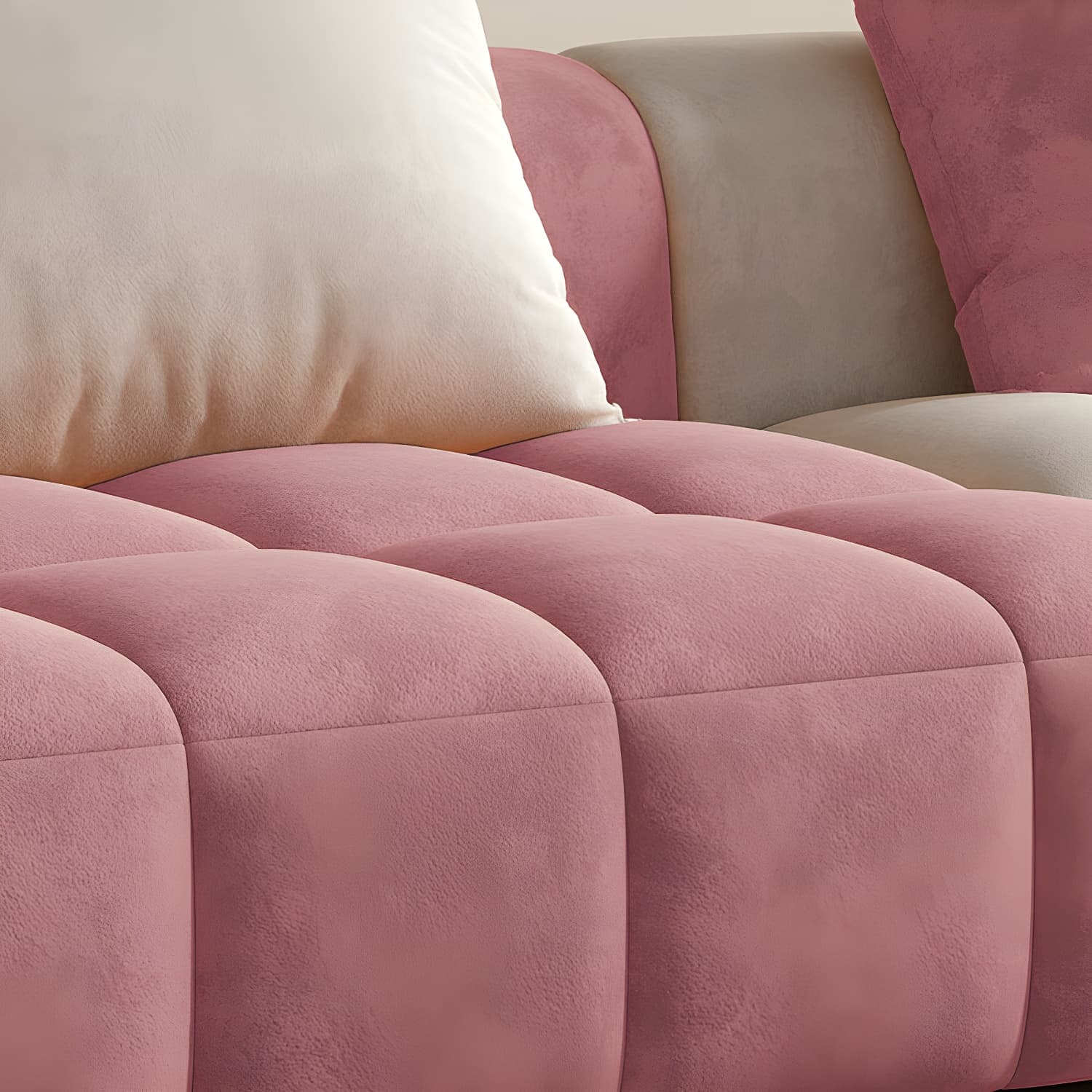 24.8" High Sofa with Tight Back Square Arm Corduroy for Apartment thumbnail 17