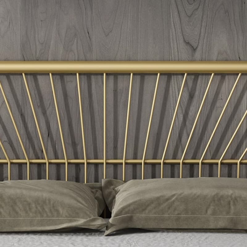Modern Style Metal Frame Storage Panel Bed with Rectangular Headboard Shape thumbnail 10