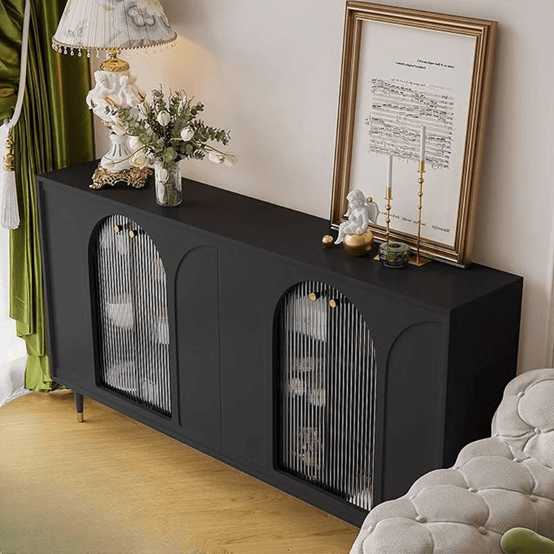 Glamorous Ground Buffet Table/Server Unattached with Culinary Equipment Storage and Tabletop thumbnail 4