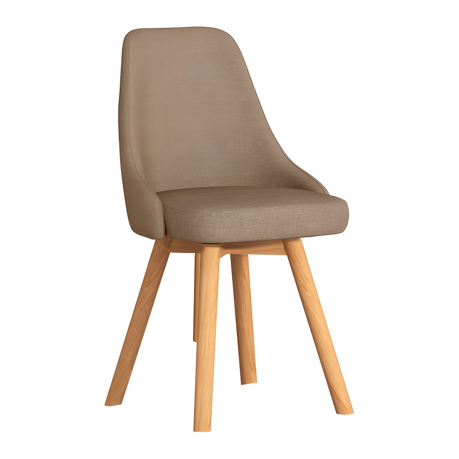 Solid Wood Dining Chair Modern Style Swivel Side Chair for Dining Room thumbnail 4