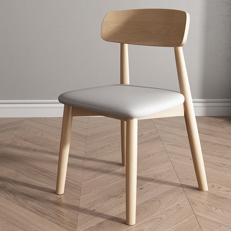 For Restaurant Light-Toned Wood Framed Armless Chair thumbnail 5
