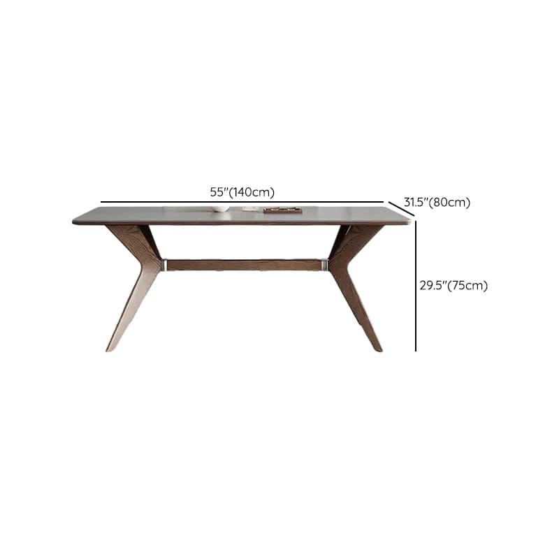 Slate Stone Dining Table Set for 6 People in Dove Grey thumbnail 10