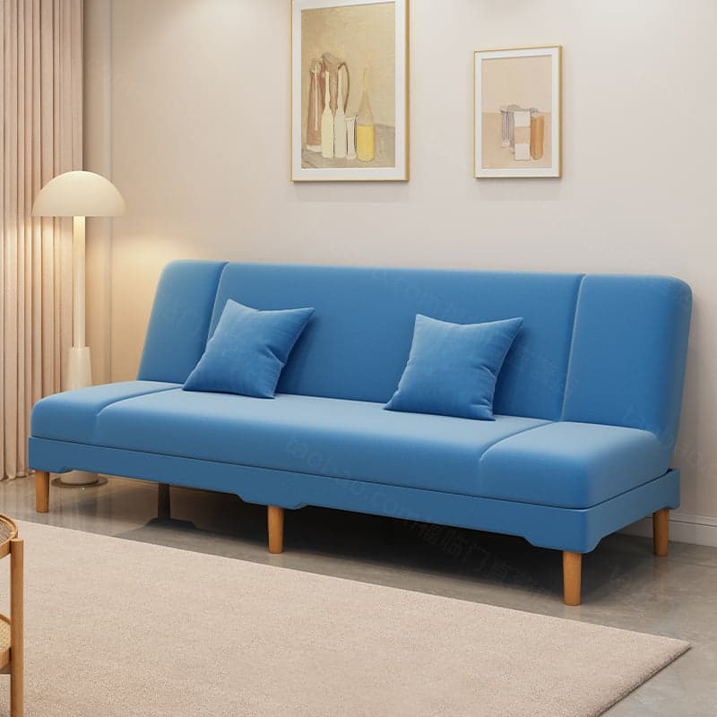 Modern Simple Style Dove Grey/Blue/Green Fold Away Convertible Sofa Living Spaces thumbnail 3