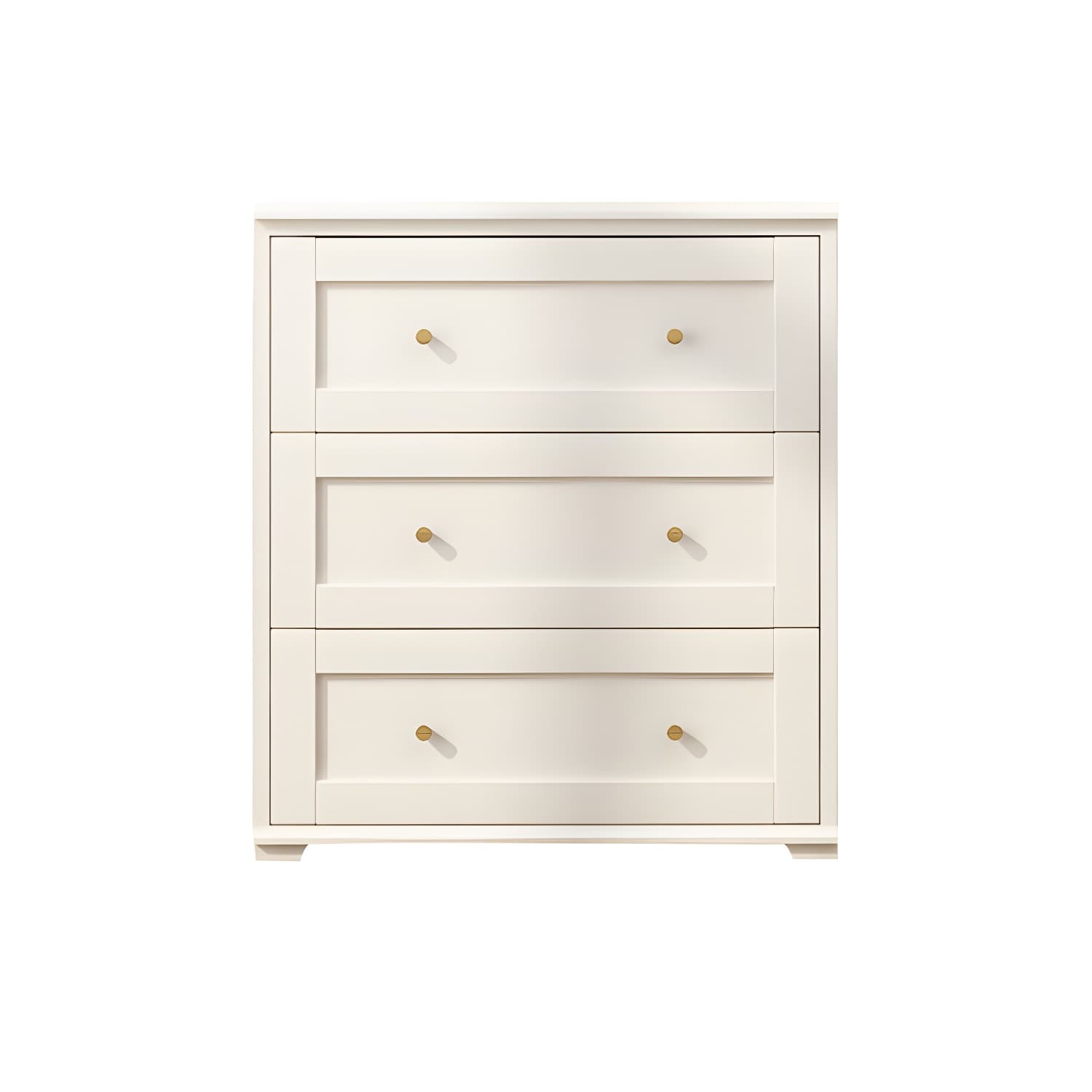 Modern Horizontal Double Dresser Birch Wood Storage Dresser for Bedroom - image 5