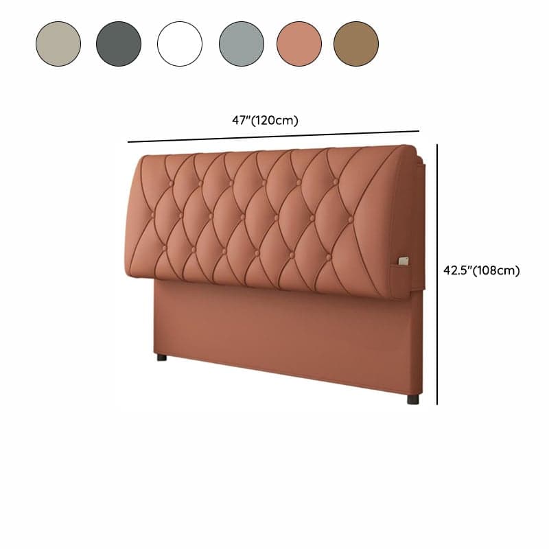 King(76"W x 80"L)/Queen(60"W x 80"L)/Full(54"W x 75"L) Piled Rectangle Panel Headboard With Legs, Sponge Filling, Standard（36-55“） Height and Lumber Frame thumbnail 13
