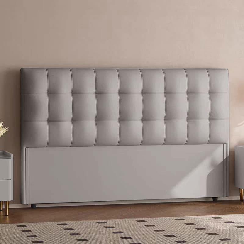 Trendy Panel Headboard with No Distressing, Piled Tufted Rectangle Design for King/Queen/Full Bed, Featuring Sponge Upholstery and Standard Height thumbnail 4
