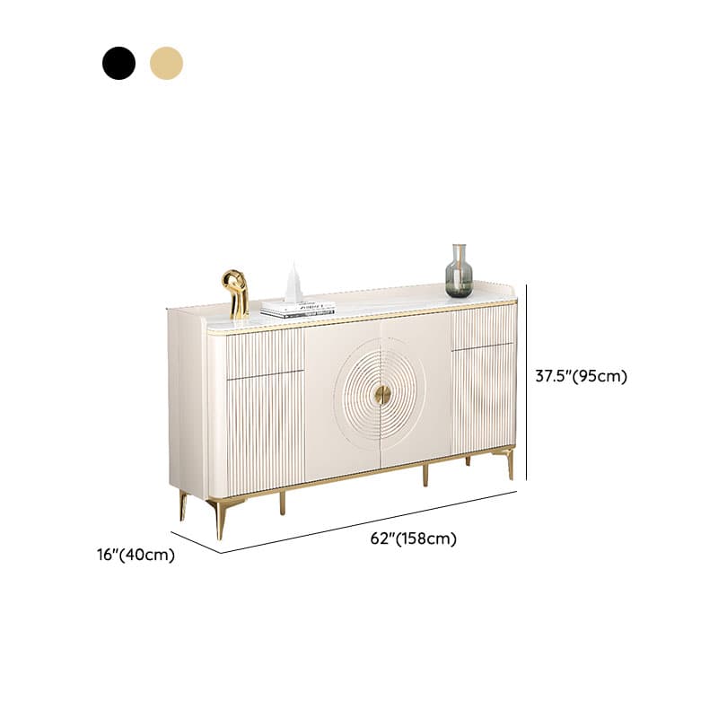 Art Deco Ground Sideboard/Server, Independent with Kitchen Tool Storage and Counter Slab thumbnail 18