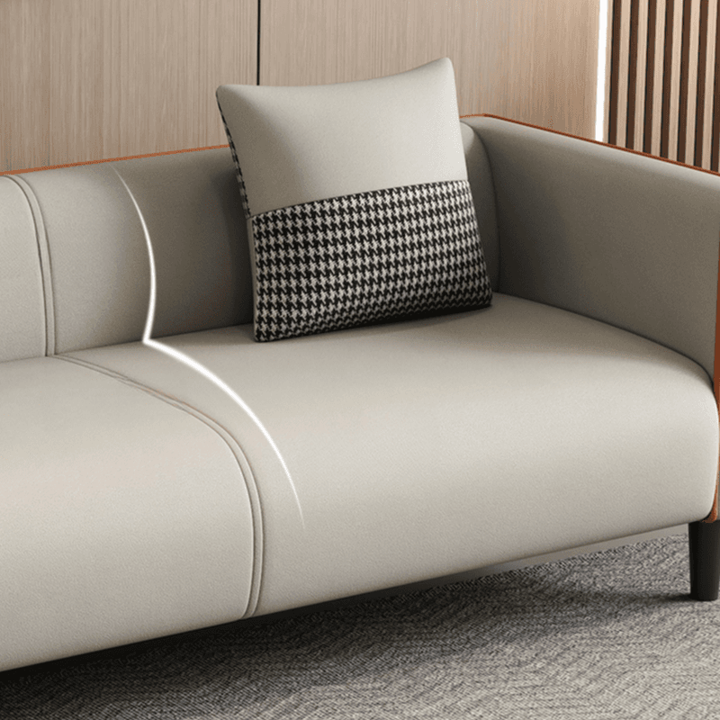 Elegant Sitting Room Sofa/Loveseat in Dove Grey, Tangerine, and Ivory with Solid and Manufactured Wood Construction thumbnail 14
