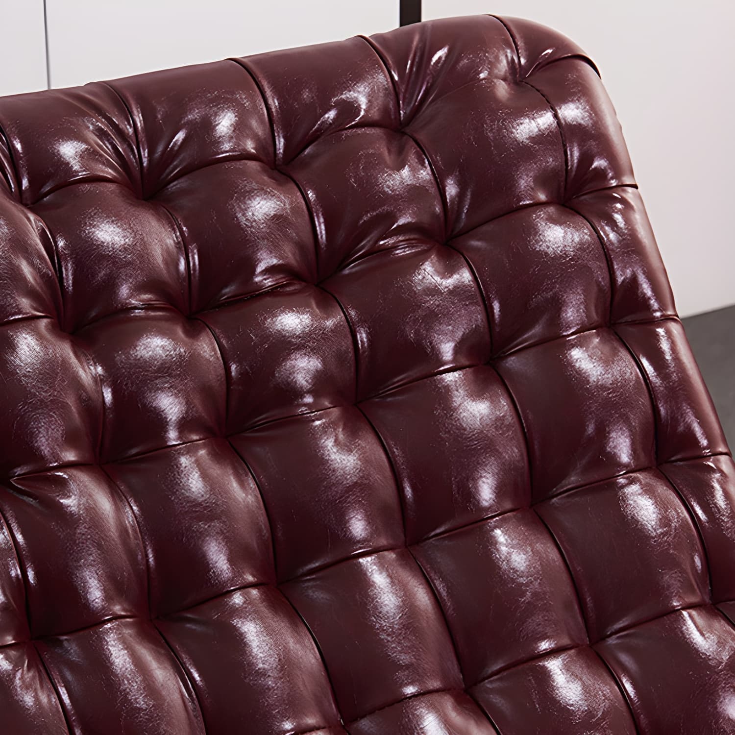 Indoor Leisure Chaise Chair Modern Wooden Upholstered Rocking Chair thumbnail 13